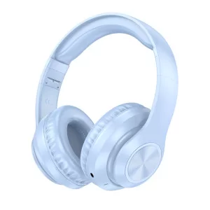 Casti wireless Borofone BO24 Gratified BT headphones [Blue]